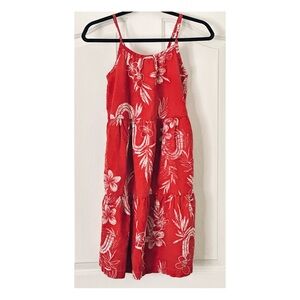 PATALOHA Vintage Patagonia Red and White Hawaiian 🌺 print sundress.
